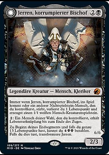 Jerren, korrumpierter Bischof  (Jerren, Corrupted Bishop // Ormendahl, the Corrupter)